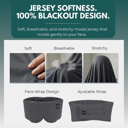 Heated Eye Mask – Cordless Electric Warm Eye Compress for Dry Eyes, Stye & Eye Strain Relief – 4 Heat Settings, Rechargeable, Light-Blocking, Blackout, Washable Cover (Sunset Rose)