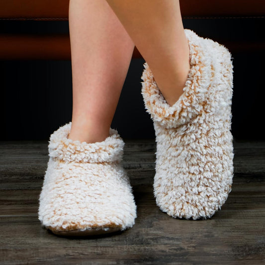 Cozylook Fuzzy Slippers for Women Indoor Soft Sole Slipper Socks