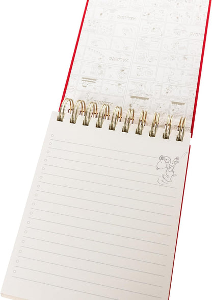 Graphique Peanuts Scallop List Pad, Cute Memo Notepad for To Do Lists and Daily Notes, 80 Perforated Sheets, Luxe Sketch Paper, Slim Desk Pad for Office, Home, School, Daily Planning