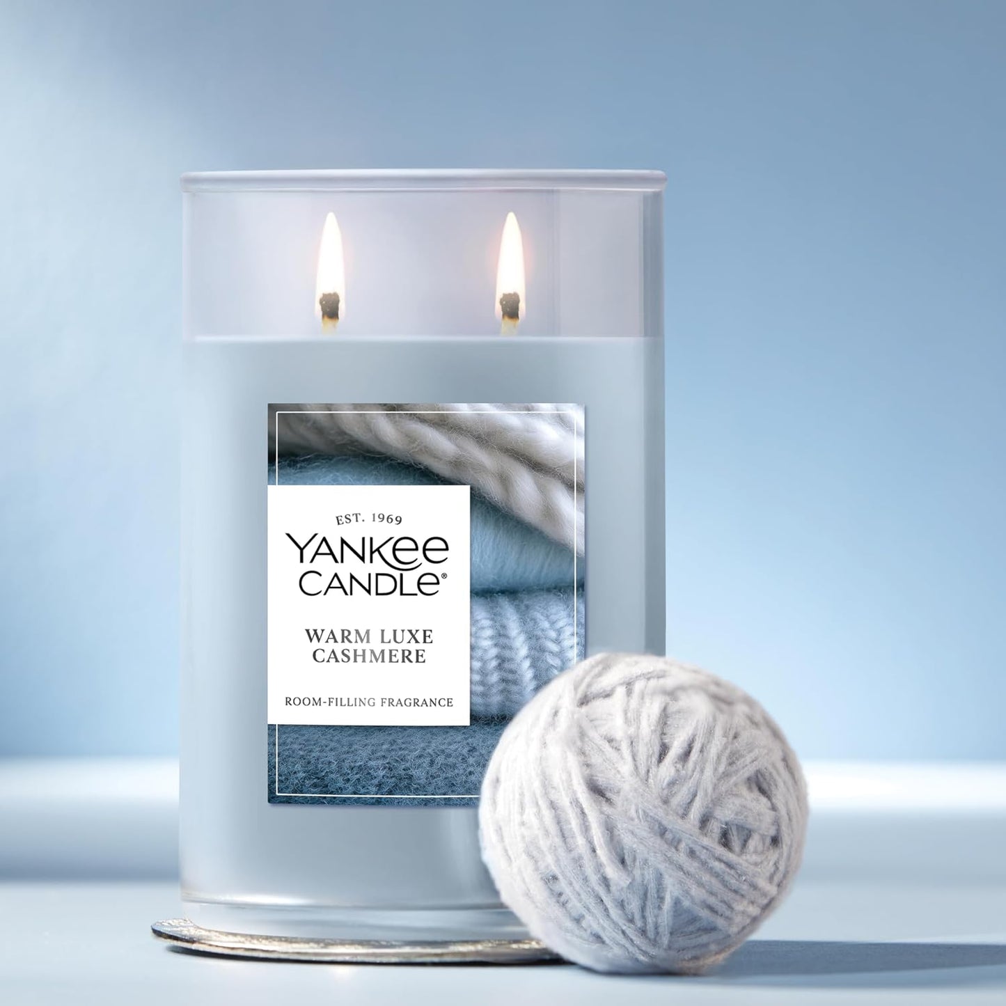 Yankee Candle Sage & Citrus, Scented Candle, 14.5oz 3-Wick Candle Jar with up to 40 Hours Burn Time, Giftable