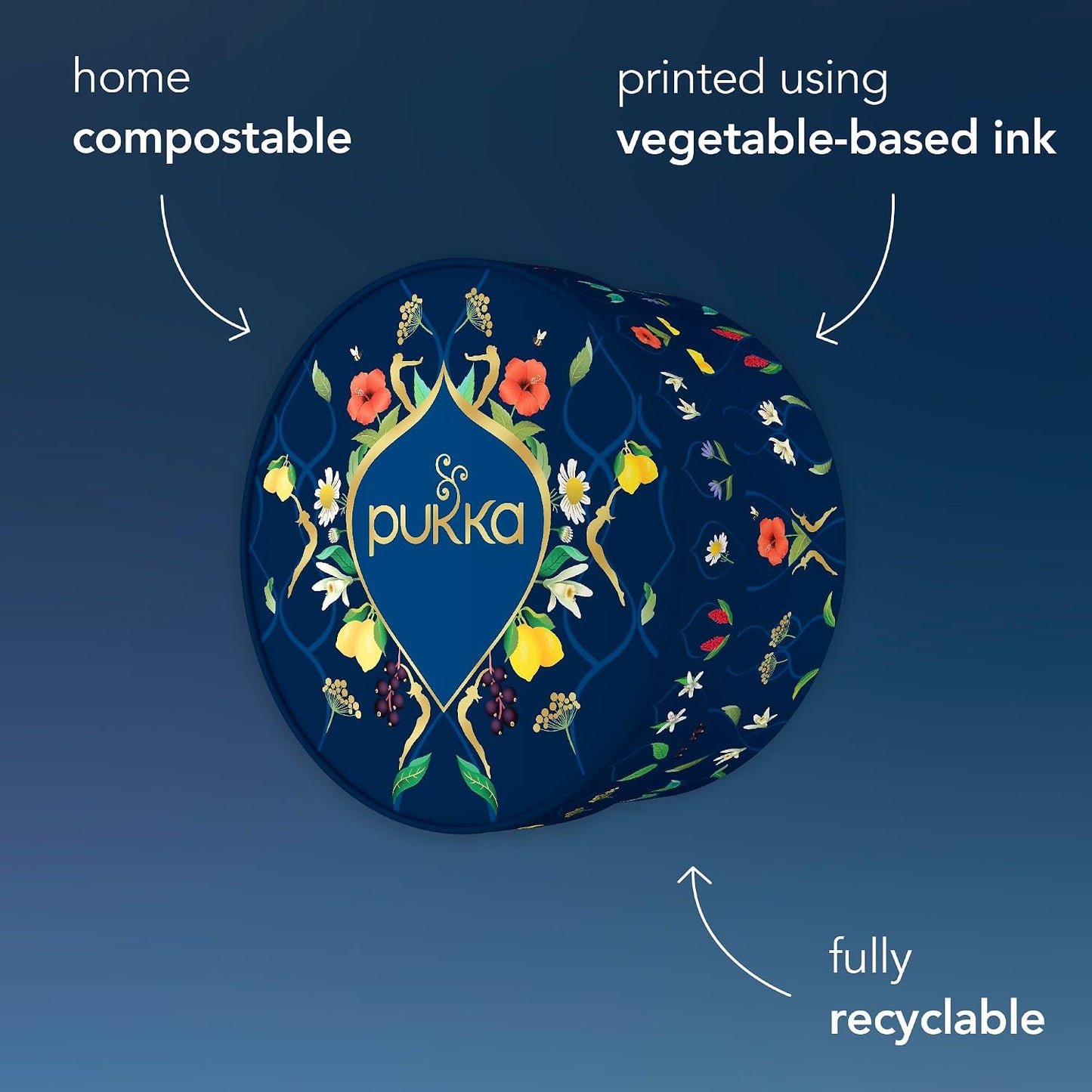 Pukka Organic Herbal Tea Sampler 90-Pack Caffeine Free Wellness Collection with Chamomile Vanilla Manuka Honey Lemon Ginger Three Mint Night Time Premium Tea Bags