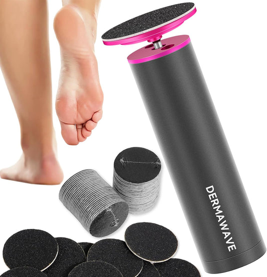 DERMAWAVE FSA&HSA Professional Electric Foot File, Callus Remover for Feet