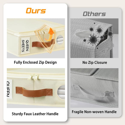 GhvyenntteS Bed Sheet Organizers and Storage, Closet Organizer