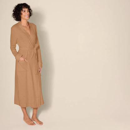 Amazon Essentials Women's Lightweight Waffle Full-Length Bath Robe (Available in Plus Size)