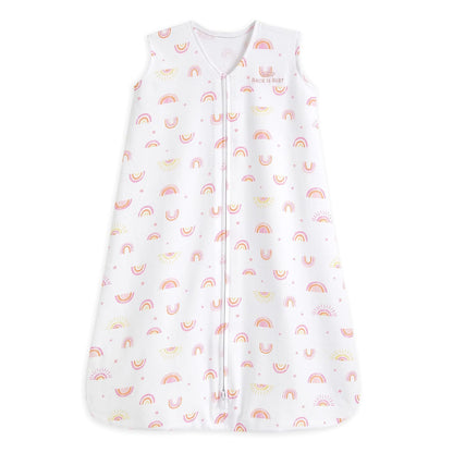 HALO SleepSack, 100% Cotton Wearable Blanket, Swaddle Transition Sleeping Bag, TOG 0.5, Ocean Life, Medium, 6-12 Months