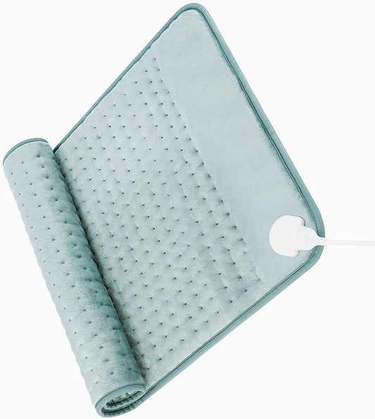 Heating Pad for Period Cramps, Heating Pad for Back/Neck/Shoulder Muscle Pain, 6 Heating & 4 Timer Setting, Auto Shut Off, Dry/Moist Heat & Machine Washable, Birthday Christma s Gifts for Women Mom