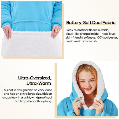 yescool Wearable Blanket Hoodie as Christmas Birthday Gifts for Women Mom - Colors A