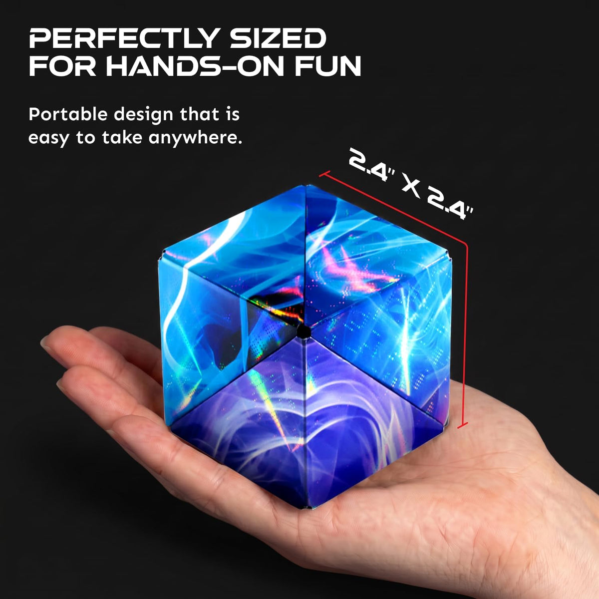 Shashibo DODECA Magnetic Puzzle Cube, Stress Relief Fidget Toy - Colors A