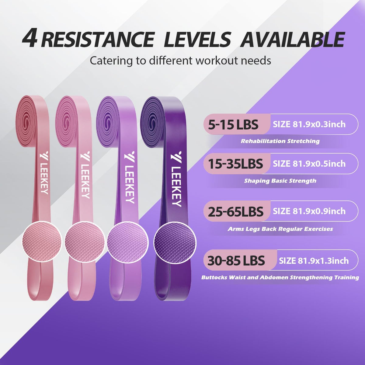 Resistance Bands for Pull Up Assist, Stretch Bands & Exercise Workout Set