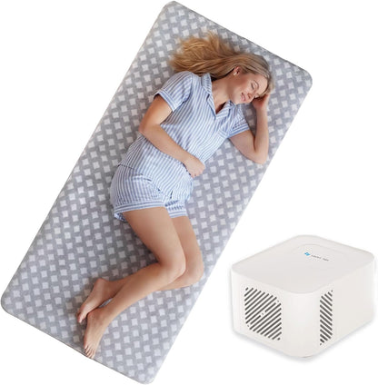 All-Night Water Cooling Mattress Pad, Continuous Bed Cooling System, Cooling Mattress Topper Perfect for Hot Sleepers. Twin Size (35" W x 70" L)