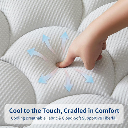 King Size Mattress Topper Cooling Breathable, Pillow Top Mattress Pad Supportive for Back Pain Relief, Quilted Fitted with 8-21 inches Deep Pocket, Machine Washable (78x80 inch, Dove Grey)