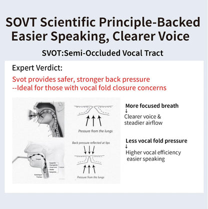 Varihum&Innvox Vocal Trainer Better Voice Vocal Trainer for Singing Voice Adjustable Resistance Breathing Training Whistle for Speech Warm-Up (Red)