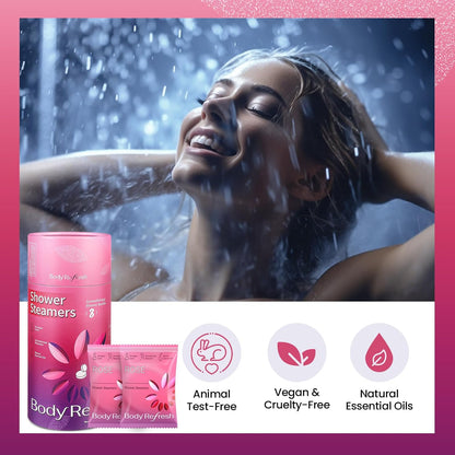 Shower Steamers Aromatherapy 8 Pack - Shower Bombs with Natural Essential Oils, Gifts for Women Mom Wife Men, Birthday Gifts for Women,Self Care, Relaxation, Home Spa, Travel Essentials