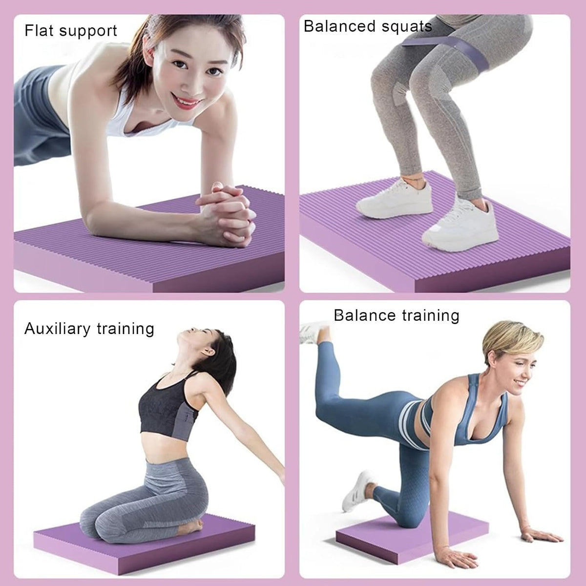 Extra Large Foam Balance Pad, Non-Slip Foam Mat for Yoga & Balance Strength Training, Knee Pad for Physical Therapy