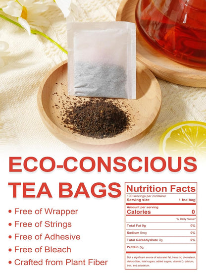 TeeLux Earl Grey Black Tea Bags, Bergamot Citrus Aroma, Smooth Taste, 100ct