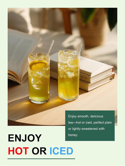 TeeLux Green Tea Bags, Pure Green Tea, Super Antioxidant, Caffeinated 200ct