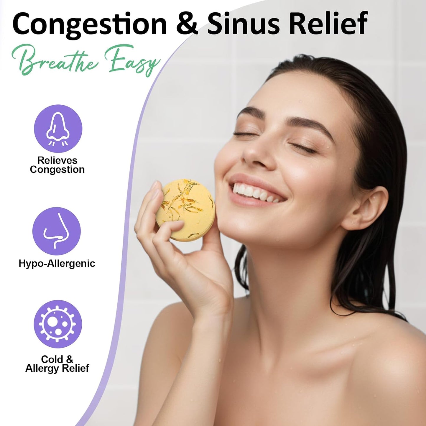 Shower Steamers Aromatherapy Birthday Gifts for Women - 8 Pack Shower Bombs with Natural Essential Oils, Self Care Relaxation Home Spa, Basket Stuffers White Elephant Gifts for Women Mom Wife Teens
