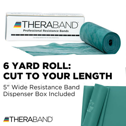 THERABAND Resistance Bands, Workout Band, Exercise, Physical Therapy, Blue