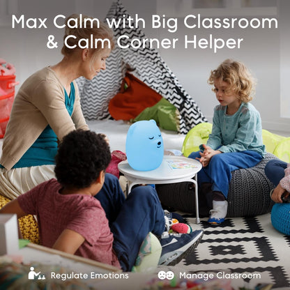 Breathing Pal Plus 'Kyle' - Mindfulness Breathing Light, Guided Visual Meditation Breathing Light, Anxiety Relief Items for Calm Down Corner/Meditation/Sleep Aid for Adult&Kid