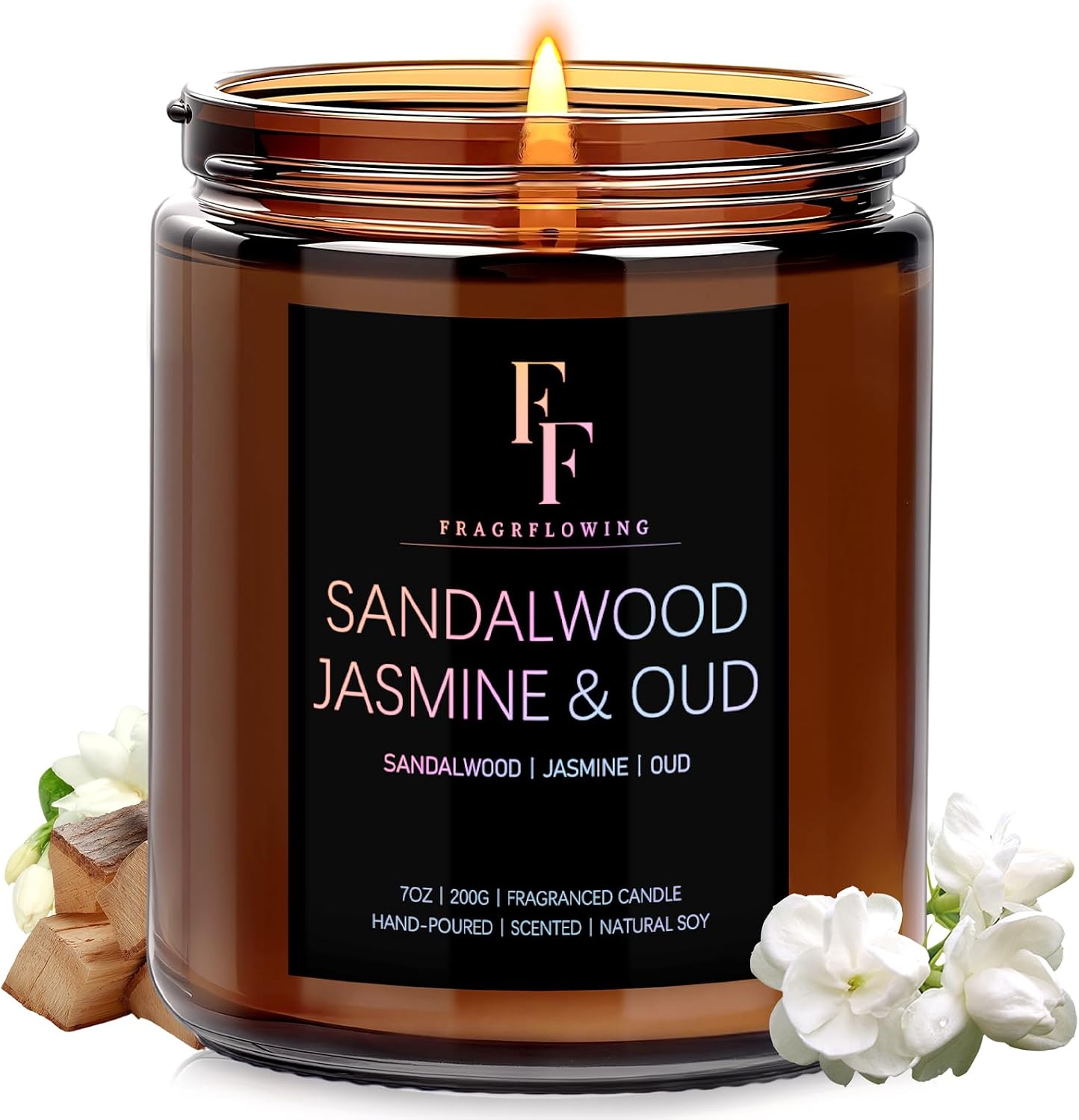 Scented Candles for Home Scented Aromatherapy Candles, 4 Pack 28 Oz Soy Wax Candle Gift Set Valentine's Day Gift for Women Men (Lavender/Vanilla//Sandalwood Rose/Moroccan Amber)