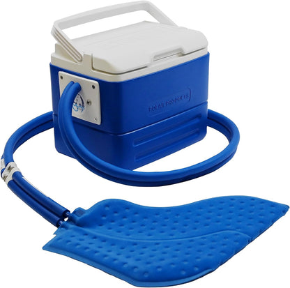 Polar Active Ice 3.0 Cold Therapy Ice Machine System with Programmable Timer, Shoulder Compression Pad, Lightweight 9 Quart Cooler Freeze Kit, Quiet Pump, Strong Cryotherapy Pain Relief Treatment