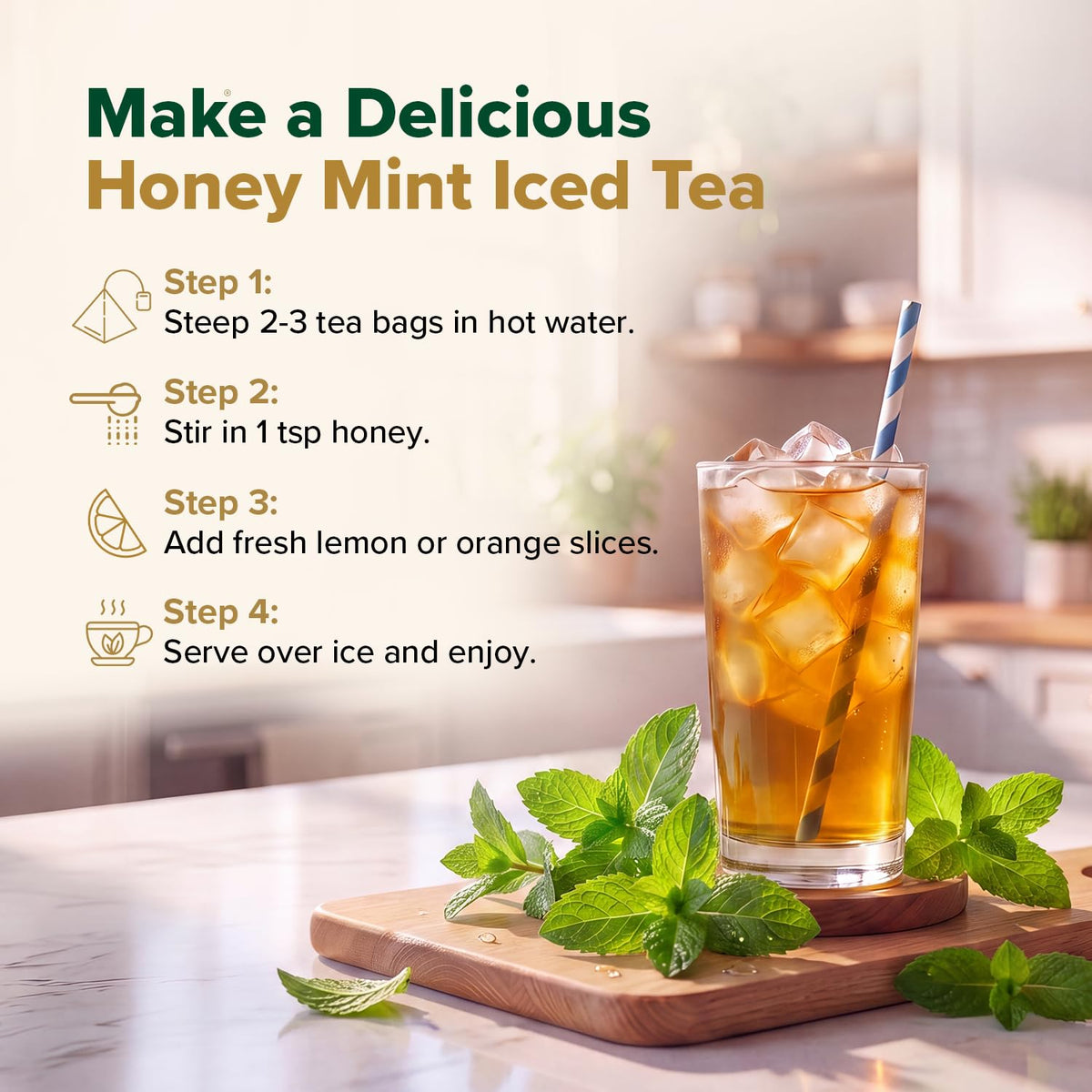 VAHDAM, Pure Mint Herbal Tea (100 Pyramid Tea Bags) Caffeine Free, Non GMO, Gluten Free | Blend of Spearmint & Peppermint - Sweet & Minty | Resealable Ziplock Pouch