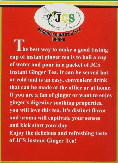 1 X JCS Instant Ginger Tea - Product of Thailand (18G. 11 PACKS)
