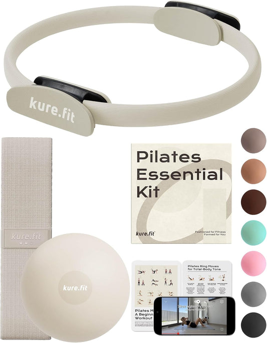 Pilates Kit | Pilates Equipment Set for Home Workouts | Accessories & Guide