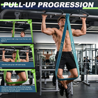 Resistance Bands for Pull Up Assist, Stretch Bands & Exercise Workout Set