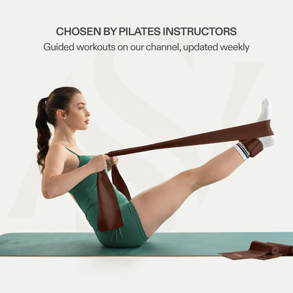 Signature Pilates Set - Complete Pilates Kit with Ring, Ball, Wrist and Ankle Weights & Resistance Bands for Home or Studio Workouts
