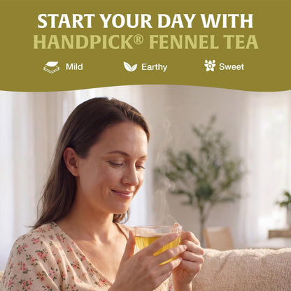 HANDPICK Fennel Tea (40 Teabags) Authentic Indian Origin Natural Grown