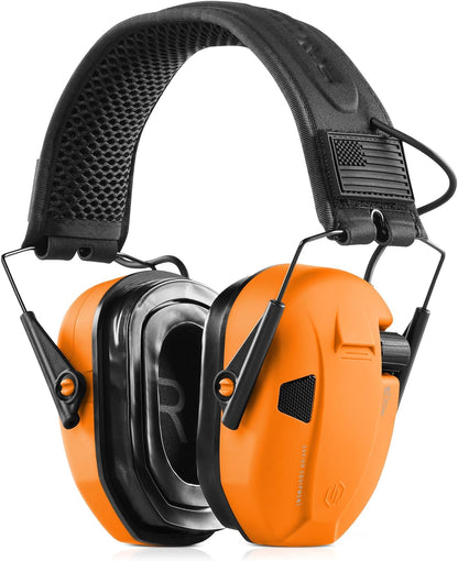 Savior Equipment Apollo Electronic Earmuffs For Shooting w/Gel Ear Pads, 24dB NRR, Noise Cancelling Ear Protection Headset