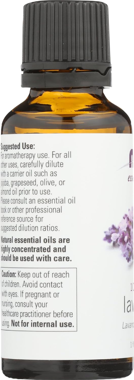 NOW Foods Lavender Oil, 1 Fluid Ounce (2 Pack)