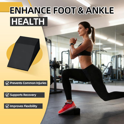 Squat Wedge Block Yoga Wedge Blocks for Heel Elevated 2 Pack