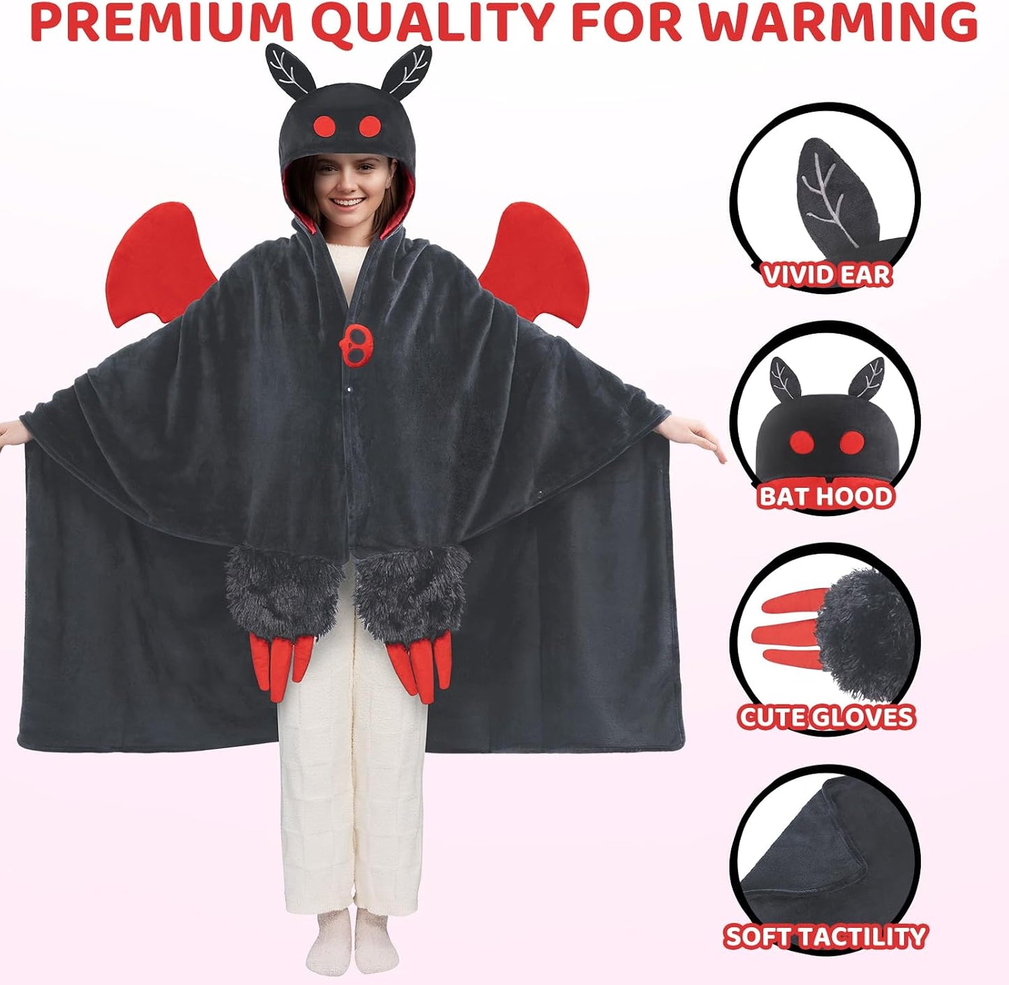 Mewaii Ultimate Softness Highland Cow Wearable Blanket Hoodie –Expertly Designed for American Body Full Coverage with Easy Movement Oversized Warm Cozy Flannel Blanket Cute Highland Cow Gift for Women