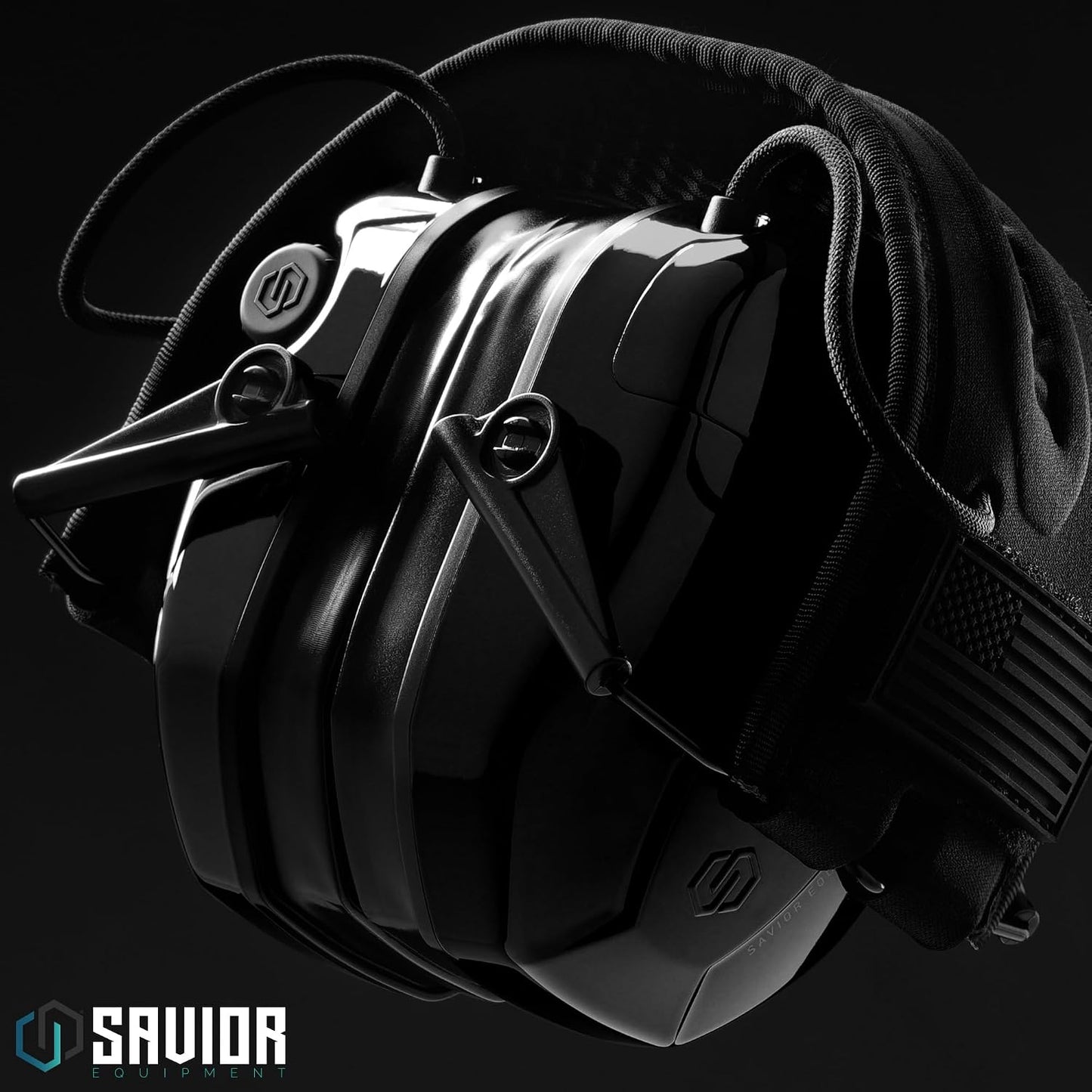 Savior Equipment Apollo Electronic Earmuffs For Shooting w/Gel Ear Pads, 24dB NRR, Noise Cancelling Ear Protection Headset