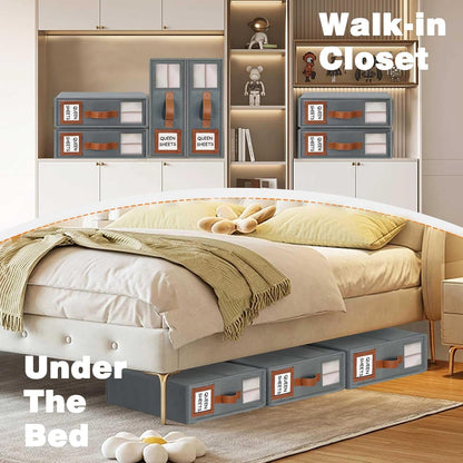 GhvyenntteS Bed Sheet Organizers and Storage, Closet Organizer