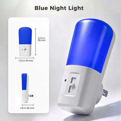 LOHAS-LED Amber Night Light, Dimmable Plug in Night Light with Light Sensor, Yellow Kids Nightlights, 5-80LM Sleep Light for Nursery, Bedroom, Bathroom, Hallway, Stairway, 2Pack