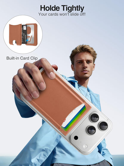 TopMade for MagSafe Wallet Works with Find My, Strongest Magnetic Wallet