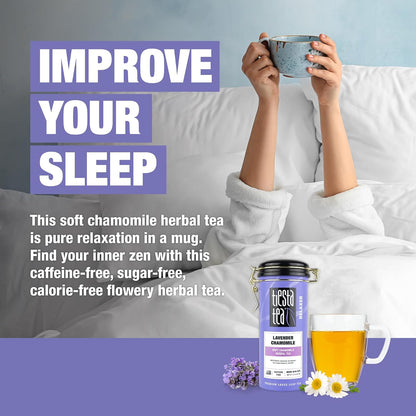 Tiesta Tea Lavender Chamomile, Loose Leaf Calming Herbal Tea Blend, 2oz