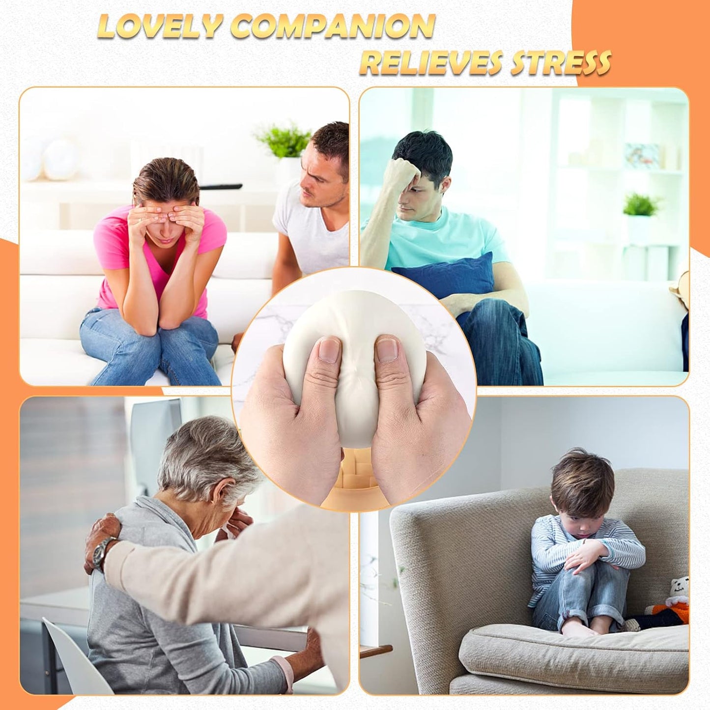 Dumpling Squishies with Box – Stretchy Sensory Squeeze Toy, Cute Kawaii Desk Stress Reliever, Soft & Durable Dumpling Fidget for Adults & Kids.
