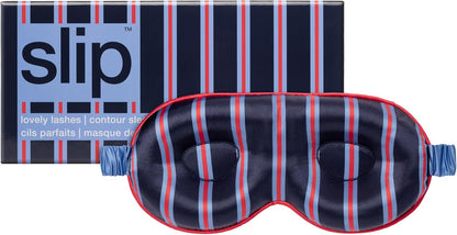 slip Contour Sleep Mask | 100% Pure Mulberry Silk, Ultra Soft | Contoured Design, Prevents Eye Pressure | Adjustable Strap, Ideal for Travel - Black