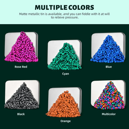 LCVUUK Magnetic Putty Rocks, Blue More Than 600 Weak Magnetic Smooth Ferrite Pebbles, Desk Toys and Time-Killer for Adults