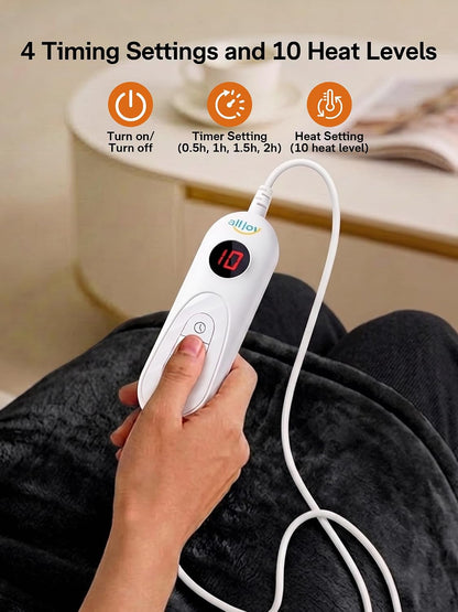 ALLJOY Heating Pad for Neck and Shoulders and Back Pain Relief