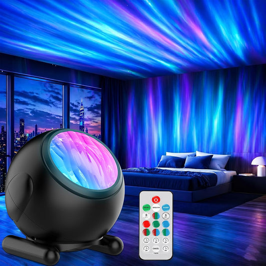 Northern Lights Projector, LED Night Light Aurora Projector with Timer and Remote, Room Decor, Gifts for Kids, Adults, Christmas, Birthday