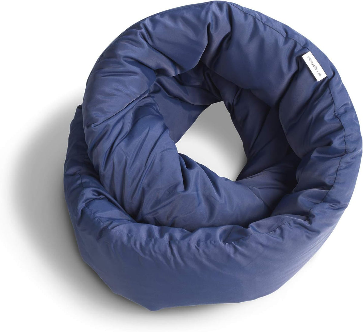 Huzi Infinity Pillow - Home Travel Soft Neck Scarf Support Sleep (Grey)
