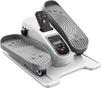 Under Desk Elliptical Machine, Electric Elliptical Leg Exerciser for Seniors with 12 Adjustable Speeds & Remote Control, Pedal Exerciser, Portable Quiet Electric Seated for Home Office