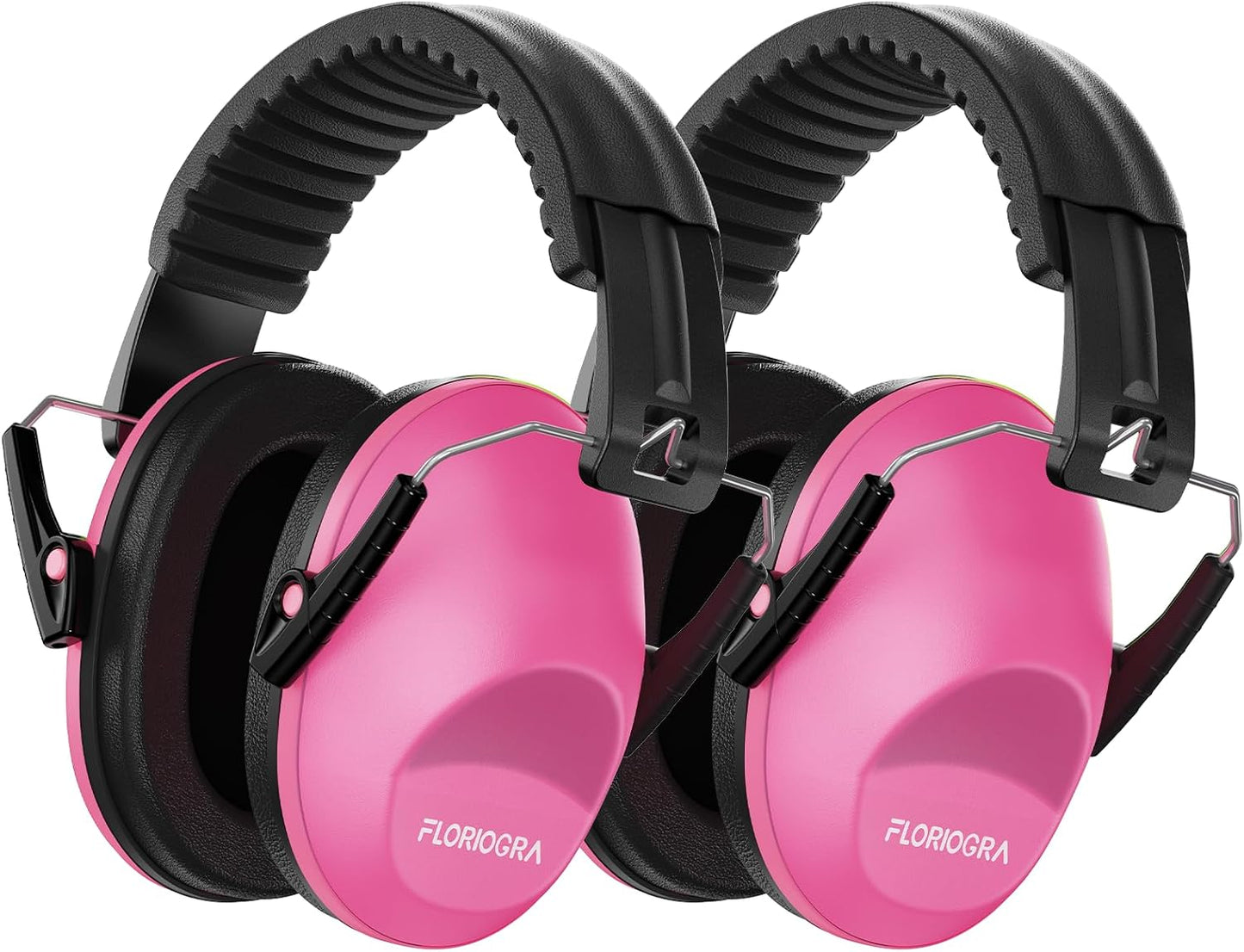 Floriogra 2 Pack Noise Canceling Headphones for Kids, Kids Ear Protection Earmuffs for Autism, Toddler, Children, Noise Cancelling Sound Proof Earmuffs/Headphones for Concerts, Air Shows, Fireworks