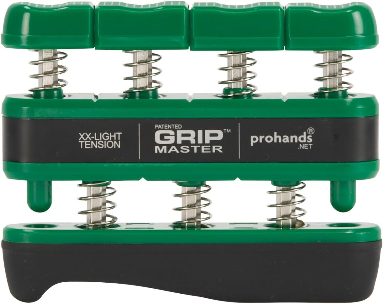 Prohands Gripmaster Hand Exerciser, Finger Exerciser (Hand Grip Strengthener), Spring-Loaded, Finger-Piston System, Isolate & Exercise Each Finger