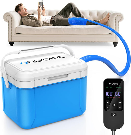 ONLYCARE Ice Machine for Knee After Surgery, Portable Cold Therapy Machine